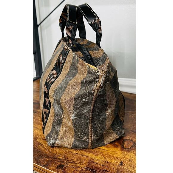 Fendi Mini Pequin Stripe Tote Bag w/COA - Picture 2 of 8